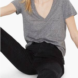 Madewell Whisper V-Neck Pocket Tee
